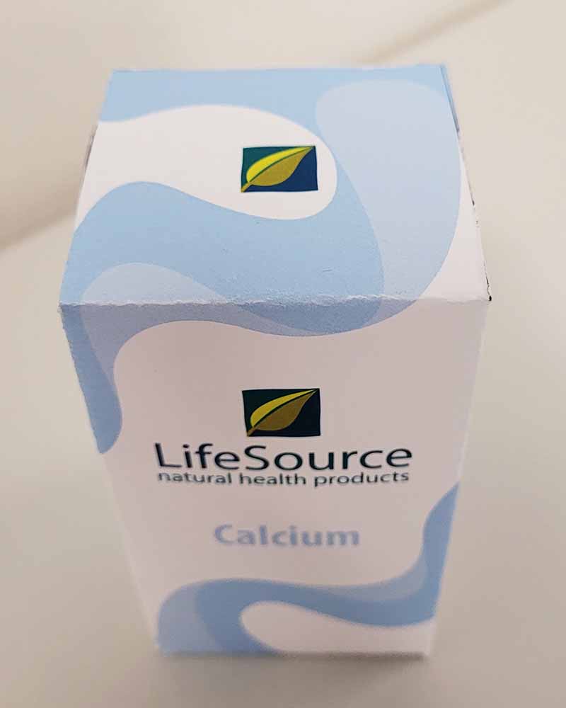 LifeSource Vitamins- Calcium side 5.