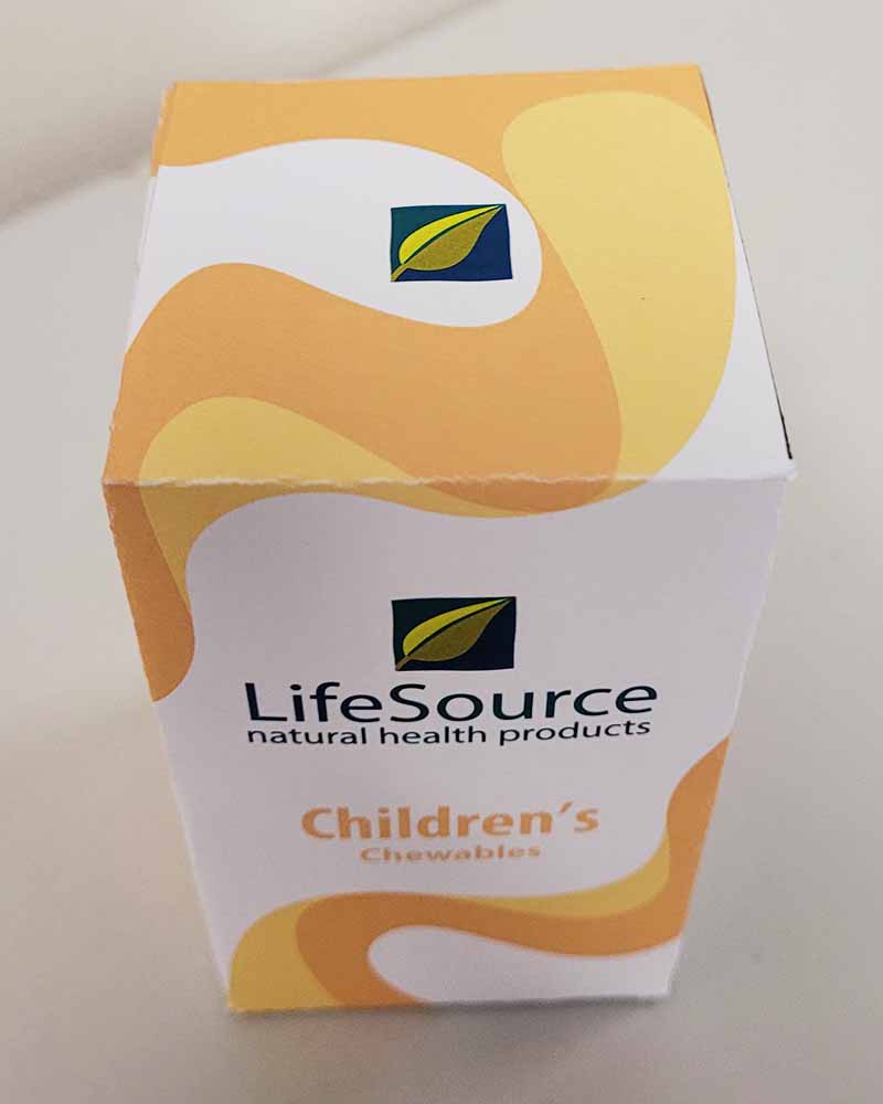 LifeSource Vitamins- Childrens chewables side 5.