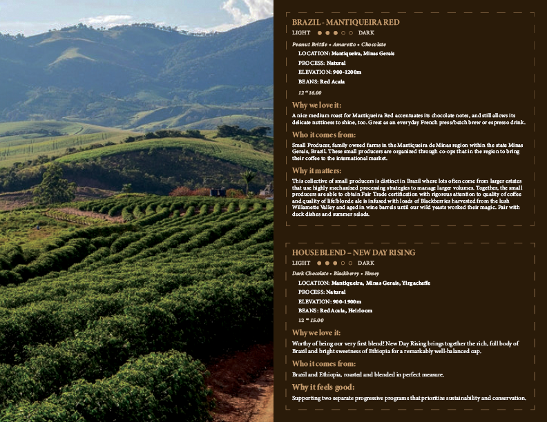 Omerta Club catalogue 2nd spread.