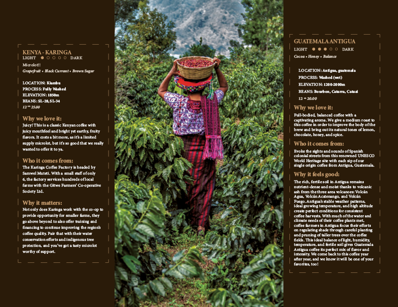 Omerta Club catalogue 5th spread.