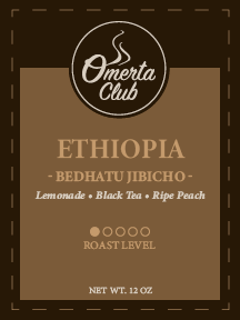 Omerta Club coffee label 2- front